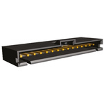 TE Connectivity AMPMODU MTE Series Straight Through Hole PCB Header, 15 Contact(s), 2.54mm Pitch, 1 Row(s), Shrouded
