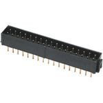 HARWIN Datamate L-Tek Series Straight Through Hole PCB Header, 34 Contact(s), 2.0mm Pitch, 2 Row(s), Shrouded