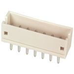 JST ZH Series Top Entry Through Hole PCB Header, 7 Contact(s), 1.5mm Pitch, 1 Row(s), Shrouded