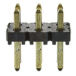 Samtec TLW Series Straight Through Hole Pin Header, 6 Contact(s), 2.54mm Pitch, 2 Row(s), Unshrouded
