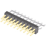 Samtec TSM Series Right Angle Surface Mount Pin Header, 20 Contact(s), 2.54mm Pitch, 2 Row(s), Unshrouded
