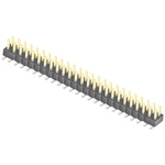Samtec TSM Series Straight Surface Mount Pin Header, 50 Contact(s), 2.54mm Pitch, 2 Row(s), Unshrouded