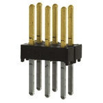 Samtec TSW Series Straight Through Hole Pin Header, 6 Contact(s), 2.54mm Pitch, 2 Row(s), Unshrouded