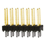 Samtec TSW Series Straight Through Hole Pin Header, 14 Contact(s), 2.54mm Pitch, 2 Row(s), Unshrouded