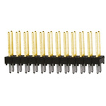 Samtec TSW Series Straight Through Hole Pin Header, 24 Contact(s), 2.54mm Pitch, 2 Row(s), Unshrouded