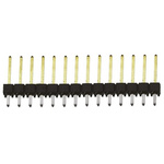 Samtec TSW Series Straight Through Hole Pin Header, 14 Contact(s), 2.54mm Pitch, 1 Row(s), Unshrouded