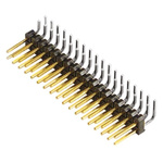 Samtec TSW Series Right Angle Through Hole Pin Header, 36 Contact(s), 2.54mm Pitch, 2 Row(s), Unshrouded