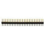 Samtec TSW Series Right Angle Through Hole Pin Header, 25 Contact(s), 2.54mm Pitch, 1 Row(s), Unshrouded
