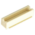 Hirose DF12 Series Straight Surface Mount PCB Header, 50 Contact(s), 0.5mm Pitch, 2 Row(s), Shrouded