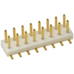 Hirose A3 Series Straight Surface Mount Pin Header, 16 Contact(s), 2.0mm Pitch, 2 Row(s), Unshrouded