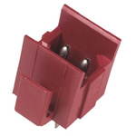 TE Connectivity MR Series Straight PCB Header, 4 Contact(s), 4.19mm Pitch, 2 Row(s), Shrouded