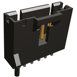 TE Connectivity AMPMODU MTE Series Straight Through Hole PCB Header, 6 Contact(s), 2.54mm Pitch, 1 Row(s), Shrouded