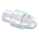 1265.1001 MENTOR, Rear Panel Mount LED Light Pipe, Clear Dome Lens
