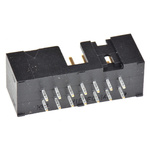 Hirose HIF3FC Series Straight Through Hole PCB Header, 14 Contact(s), 2.54mm Pitch, 2 Row(s), Shrouded