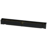 Hirose HIF3FB Series Right Angle Through Hole PCB Header, 64 Contact(s), 2.54mm Pitch, 2 Row(s), Shrouded