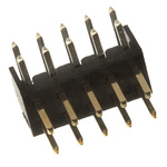 Molex Milli-Grid Series Right Angle Through Hole Pin Header, 10 Contact(s), 2.0mm Pitch, 2 Row(s), Unshrouded