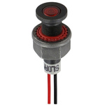 Sloan Red Indicator, Lead Wires Termination, 24 V dc, 6.2mm Mounting Hole Size, IP68