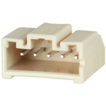 Hirose DF1E Series Right Angle Through Hole PCB Header, 5 Contact(s), 2.5mm Pitch, 1 Row(s), Shrouded