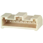 Hirose DF1E Series Right Angle Through Hole PCB Header, 8 Contact(s), 2.5mm Pitch, 1 Row(s), Shrouded
