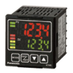 Panasonic AKT4R Panel Mount PID Temperature Controller, 48 x 60mm 1 Input, 3 Output Relay, 24 V ac/dc, 100 → 240