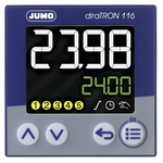 Jumo diraTRON Panel Mount PID Temperature Controller, 48 x 48mm 3 Input, 3 Output 2 Relay, 1 Logic, 110 → 240 V