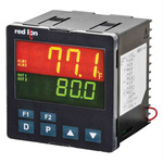 Red Lion PXU Panel Mount PID Temperature Controller, 95.8 x 95.8mm 2 Input, 2 Output 4-20 mA, Relay, 100 → 240 V
