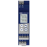 Jumo eTRON T100 DIN Rail On/Off Temperature Controller, 90 x 22.5 x 62mm 1 Input, 1 Output Relay 10 A changeover, 230 V