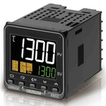 Omron E5CC Panel Mount PID Temperature Controller, 48 x 48mm 2 Input, 3 Output Voltage Pulse, 240 V Supply Voltage