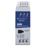 Jumo dTrans T03 T Temperature Transmitter PT100 Input, 15 → 30 V dc