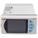 ABB CM15 Panel Mount Process Indicator, 50 x 97mm 2 Input, 2 Output Analogue, Relay, 100 → 240 V ac Supply