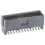 Molex Slim-Grid Series Straight Surface Mount PCB Header, 24 Contact(s), 1.27mm Pitch, 2 Row(s), Shrouded