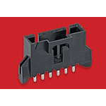 Molex SL Series Straight Through Hole PCB Header, 6 Contact(s), 2.54mm Pitch, 1 Row(s), Shrouded