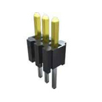 Samtec TMS Series Straight Through Hole Pin Header, 3 Contact(s), 1.27mm Pitch, 1 Row(s), Unshrouded