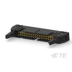 TE Connectivity AMP-LATCH Series Straight Through Hole PCB Header, 34 Contact(s), 2.54mm Pitch, 2 Row(s), Shrouded