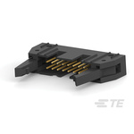 TE Connectivity AMP-LATCH Series Straight Through Hole PCB Header, 16 Contact(s), 2.54mm Pitch, 2 Row(s), Shrouded