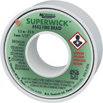Super Wick 7.5m Desoldering Braid, Width 2mm