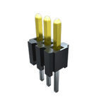 Samtec TMS Series Right Angle Through Hole Pin Header, 4 Contact(s), 1.27mm Pitch, 1 Row(s), Unshrouded