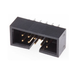 Molex C-Grid Series Vertical Through Hole PCB Header, 10 Contact(s), 254mm Pitch, 2 Row(s), Shrouded