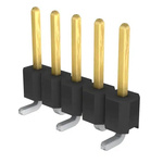 Molex C-Grid Series Vertical Surface Mount Pin Header, 5 Contact(s), 2.54mm Pitch, 1 Row(s), Unshrouded