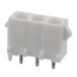 Molex MLX Series Vertical PCB Header, 3 Contact(s), 6.35mm Pitch, 1 Row(s), Shrouded