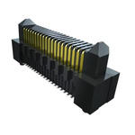 Samtec ERM8 Series Vertical PCB Header, 10 Contact(s), 0.8mm Pitch, 2 Row(s), Shrouded