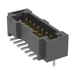 Samtec T2M Series Vertical Surface Mount PCB Header, 14 Contact(s), 2.0mm Pitch, 2 Row(s), Shrouded