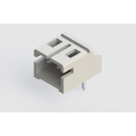 EDAC 140 Series Right Angle Through Hole PCB Header, 2 Contact(s), 2.0mm Pitch, 1 Row(s)