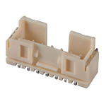 Molex Mini-Lock Series Vertical Surface Mount PCB Header, 3 Contact(s), 2.5mm Pitch, 1 Row(s), Shrouded