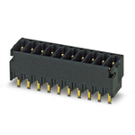 Phoenix Contact DMCV Series Straight PCB Header, 9 Contact(s), 2.54mm Pitch, 2 Row(s)