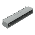 Wago 231 Series Angled PCB Mount PCB Header, 9 Contact(s), 5mm Pitch, 1 Row(s), Shrouded