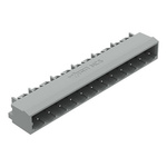 Wago 231 Series Angled PCB Mount PCB Header, 12 Contact(s), 5mm Pitch, 1 Row(s), Shrouded
