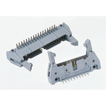 3M 3000 Series Right Angle Through Hole PCB Header, 60 Contact(s), 2.54mm Pitch, 2 Row(s), Shrouded