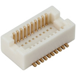 Hirose DF12 Series Straight Surface Mount PCB Header, 60 Contact(s), 0.5mm Pitch, 2 Row(s), Shrouded