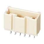 Hirose DF1E Series Straight Through Hole PCB Header, 8 Contact(s), 2.5mm Pitch, 1 Row(s), Shrouded